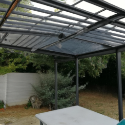 Aménagement de pergola avec fermeture loggia en PVC Auray